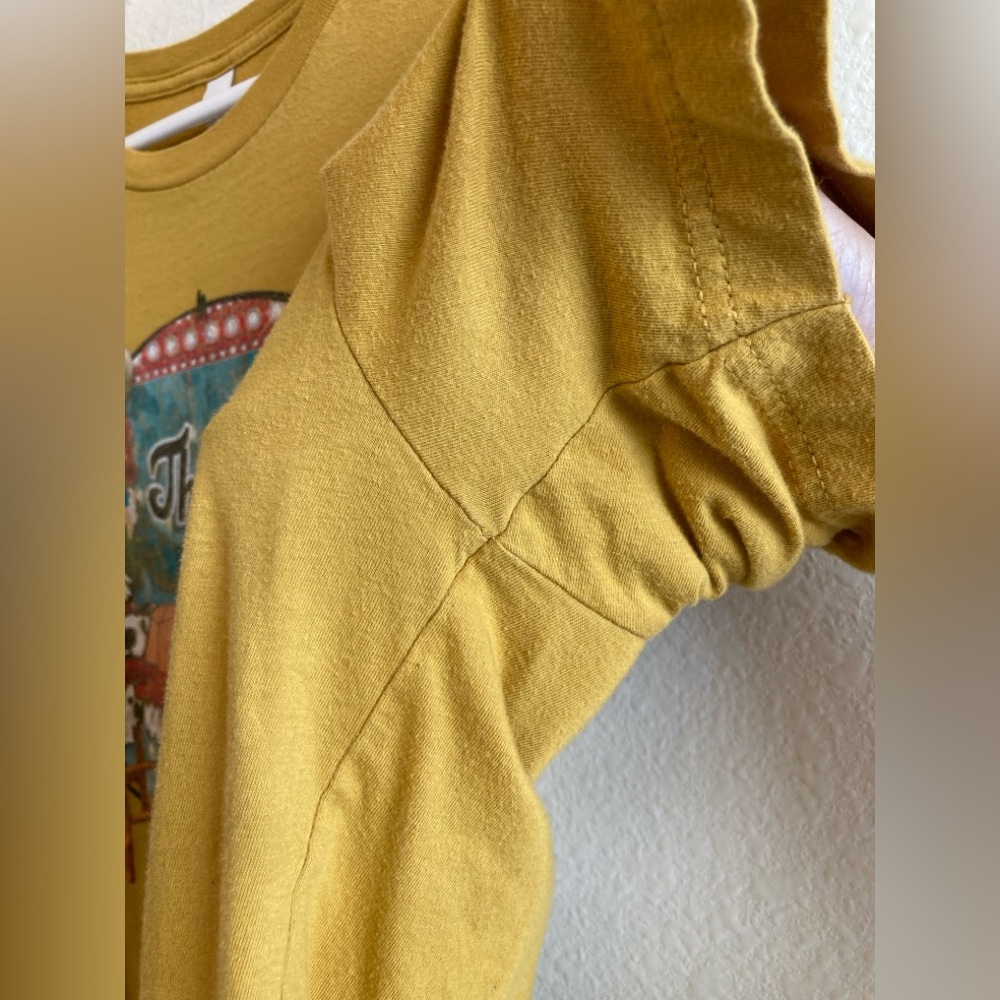 Mustard Cowgirl Graphic Tee “The Hell I Won’t!” Western T-Shirt Size L - Picture 5 of 7